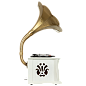 Виниловый проигрыватель Gramophone (Белый) — фото 4