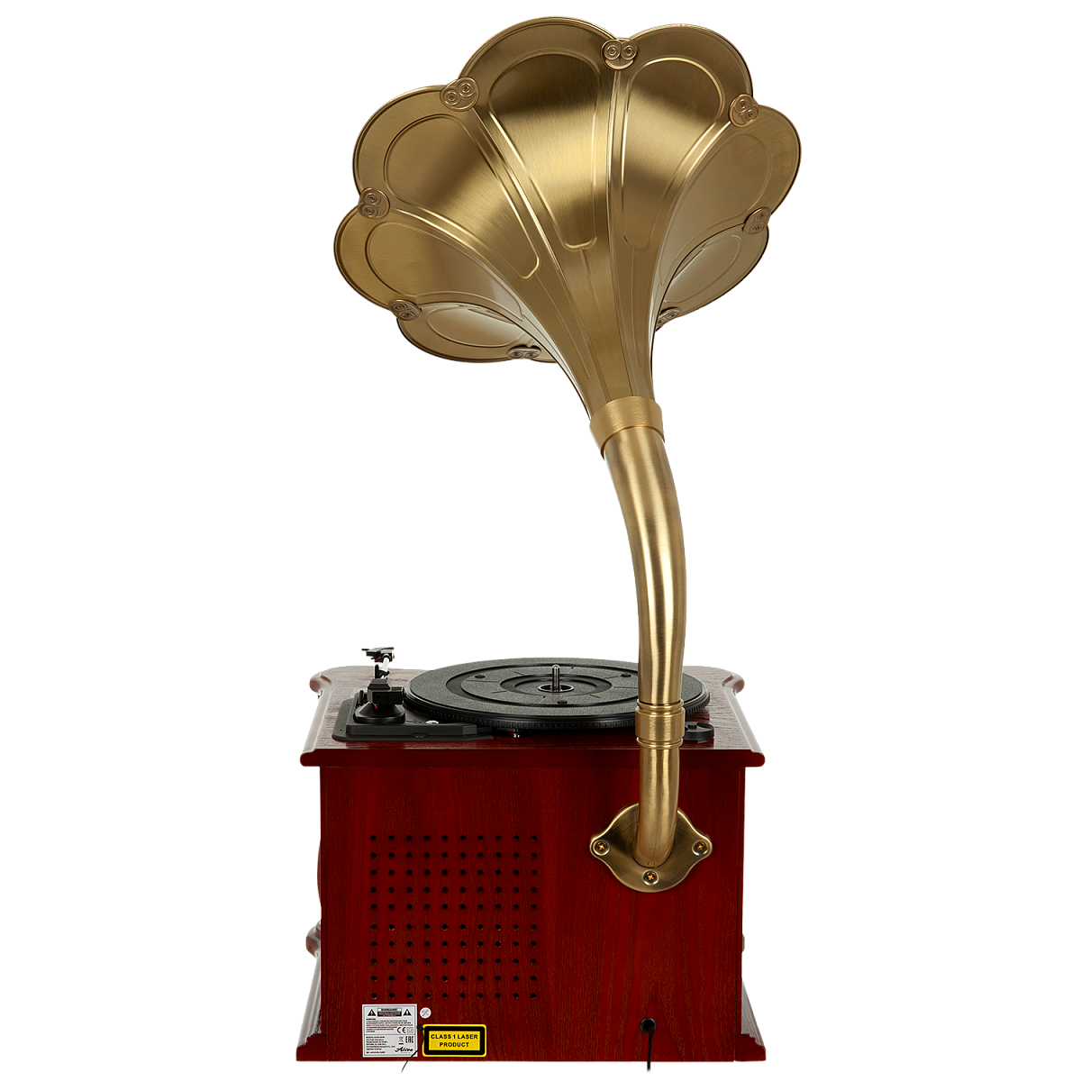 Виниловый проигрыватель Gramophone (Коричневый) — фото 5