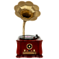 Виниловый проигрыватель Gramophone (Коричневый) — фото 1