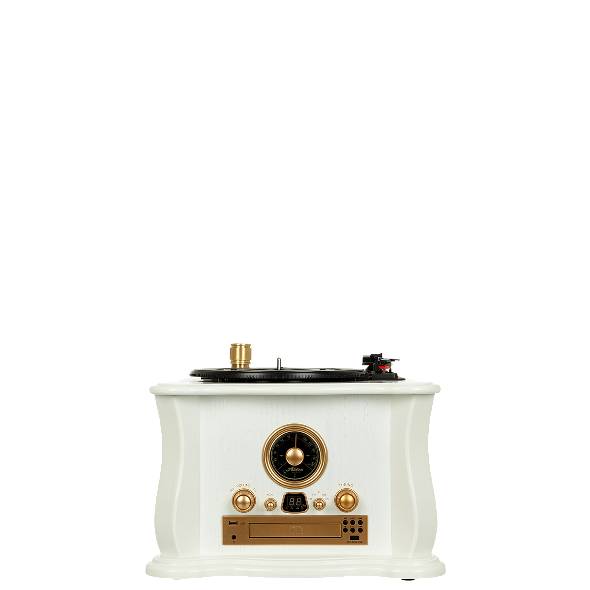 Виниловый проигрыватель Gramophone (Белый) — фото 3