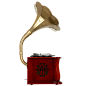 Виниловый проигрыватель Gramophone (Коричневый) — фото 4