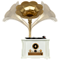 Виниловый проигрыватель Gramophone (Белый) — фото 6