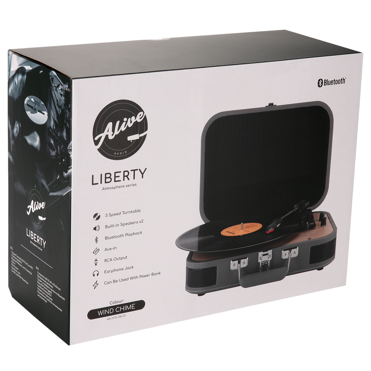 Виниловый проигрыватель Liberty (Серый) — фото 9